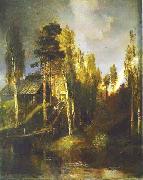 Alexei Savrasov Monastery Gates oil painting reproduction